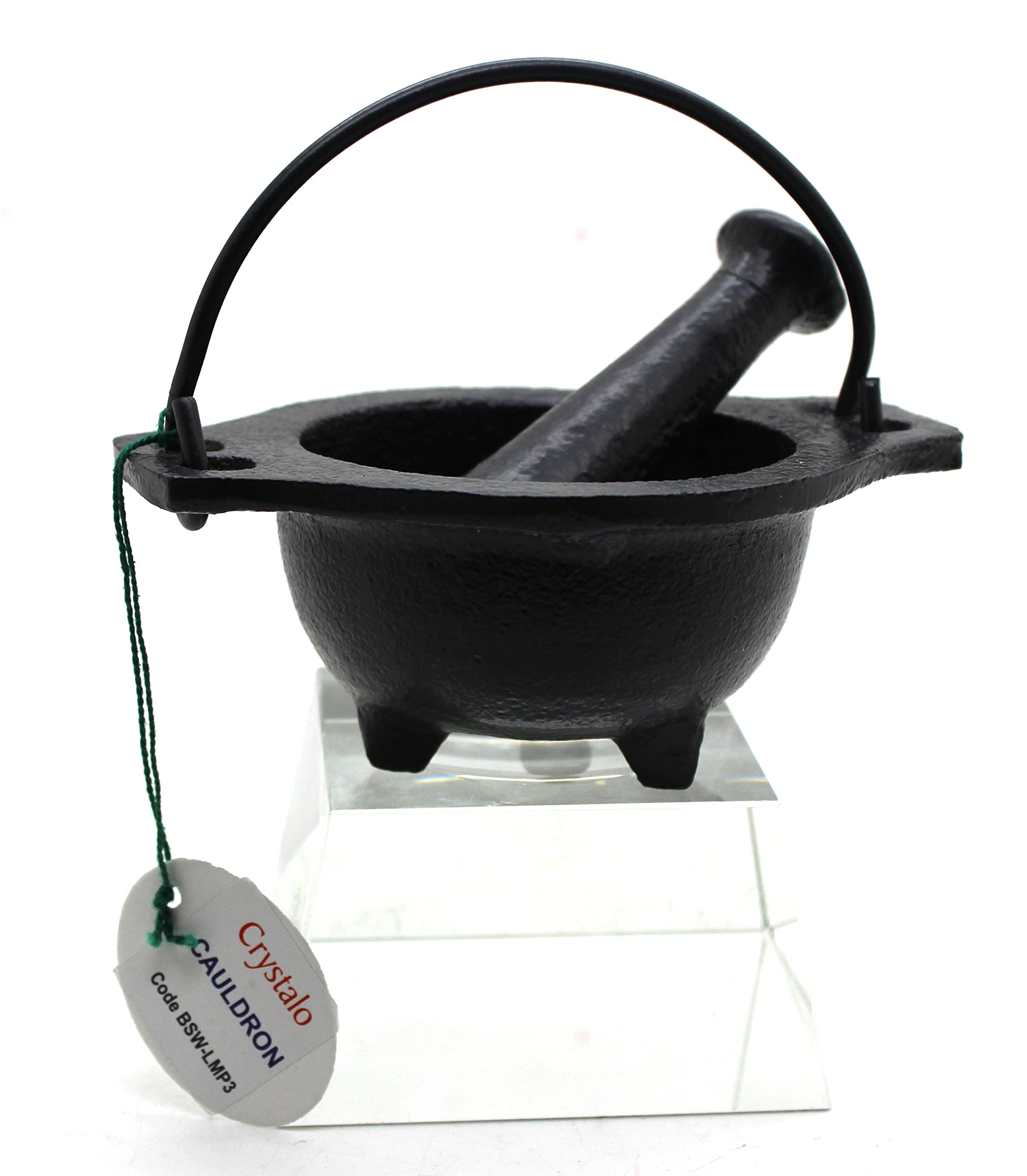 Amazon.co.jp: Crystalo - 鋳鉄製の大釜とすりこぎセット: ホーム